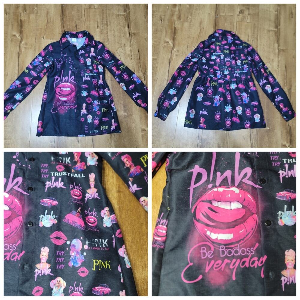 PINK Be Badass Everyday Button-down Shirt